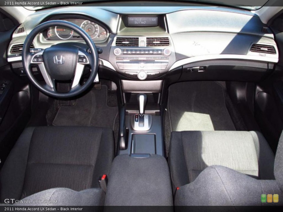 Black Interior Dashboard for the 2011 Honda Accord LX Sedan #48945898