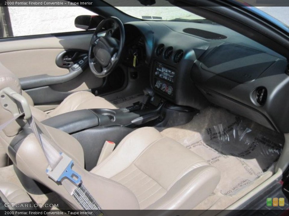 Taupe Interior Photo for the 2000 Pontiac Firebird Convertible #48946132