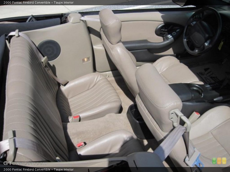 Taupe 2000 Pontiac Firebird Interiors