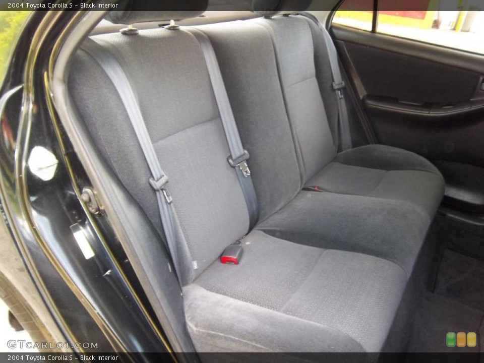 Black Interior Photo for the 2004 Toyota Corolla S #48946723