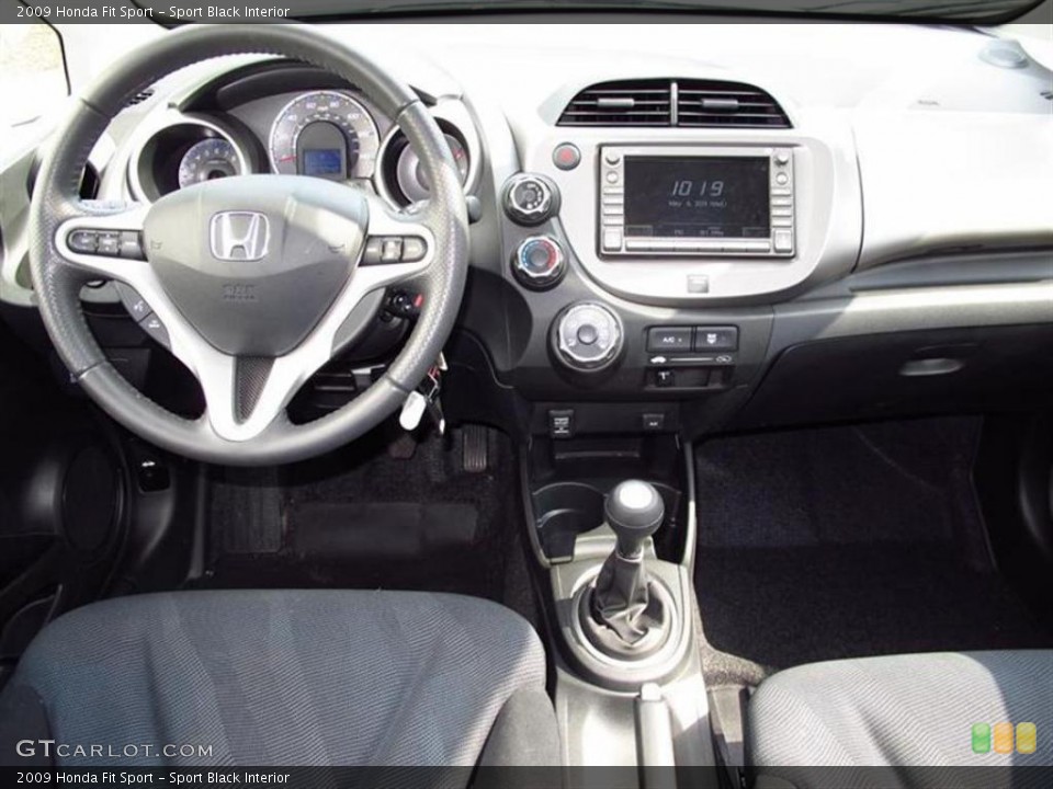 Sport Black Interior Dashboard for the 2009 Honda Fit Sport #48946729