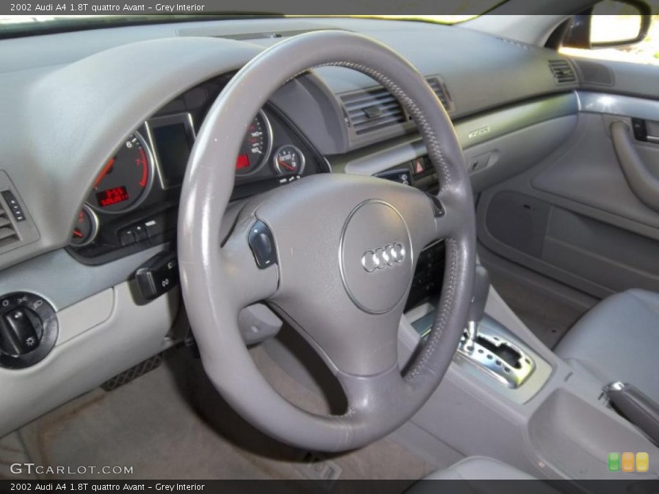 Grey Interior Steering Wheel for the 2002 Audi A4 1.8T quattro Avant #48947251