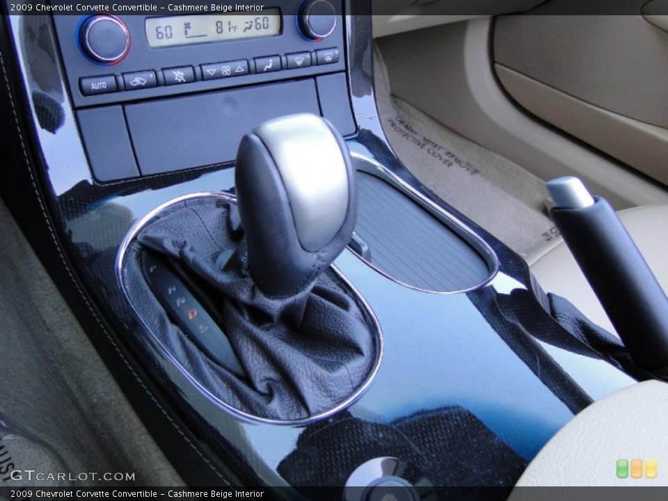 Cashmere Beige Interior Transmission for the 2009 Chevrolet Corvette Convertible #48947527