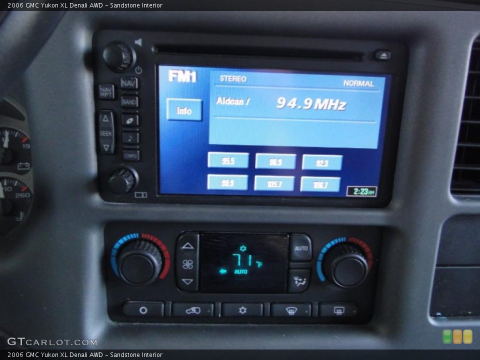 Sandstone Interior Controls for the 2006 GMC Yukon XL Denali AWD #48948046
