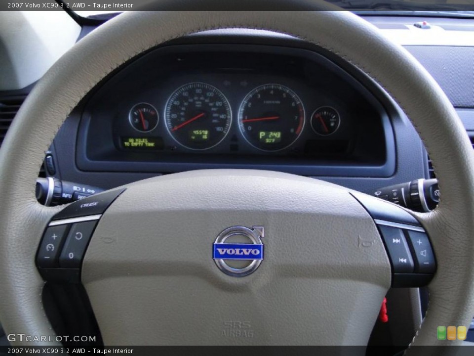 Taupe Interior Steering Wheel for the 2007 Volvo XC90 3.2 AWD #48948670