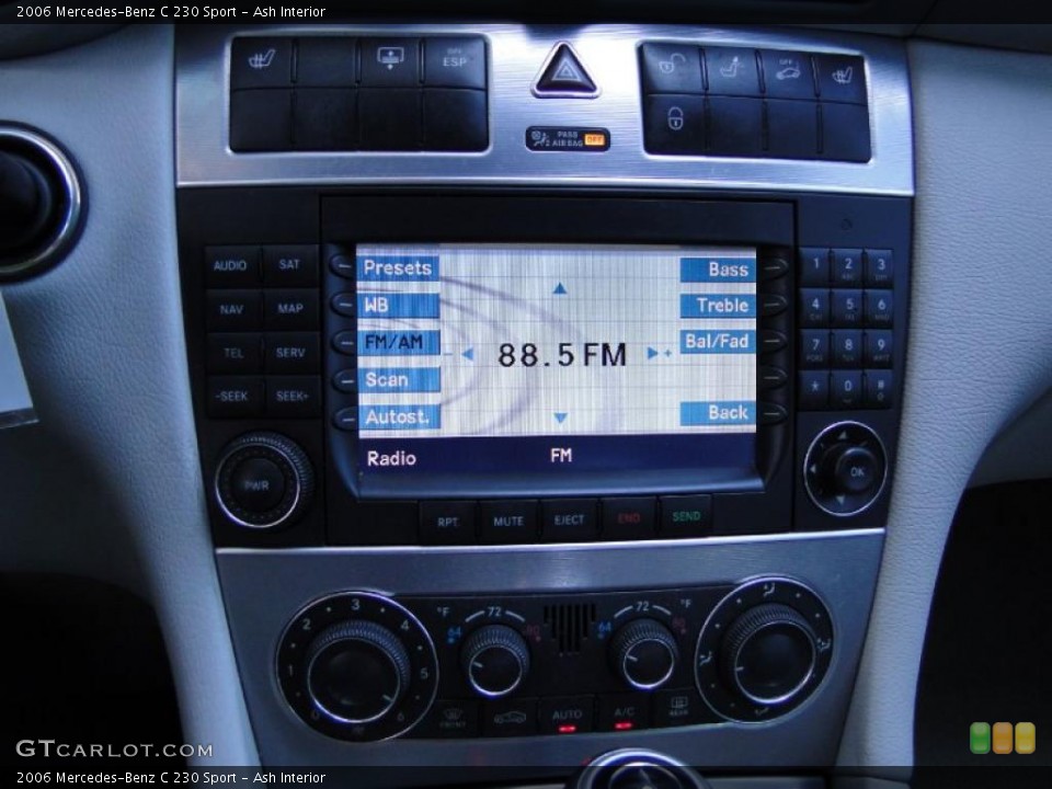 Ash Interior Controls for the 2006 Mercedes-Benz C 230 Sport #48949438