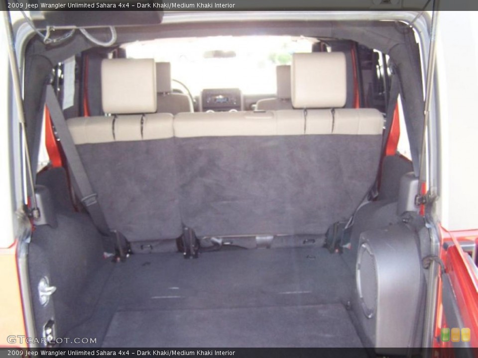 Dark Khaki/Medium Khaki Interior Trunk for the 2009 Jeep Wrangler Unlimited Sahara 4x4 #48950851