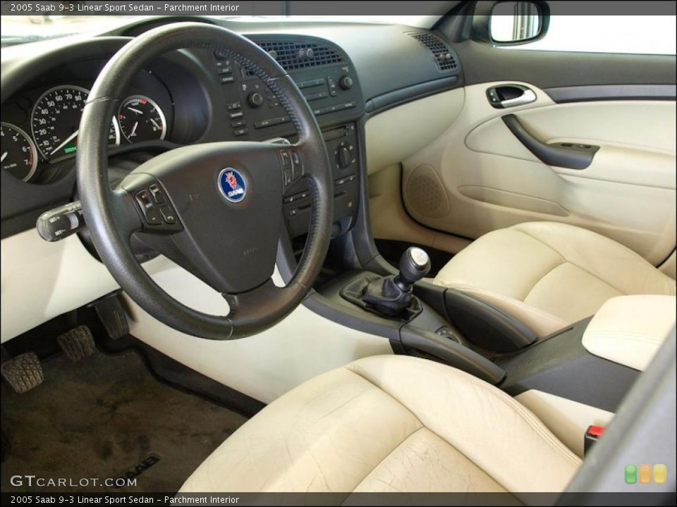 Parchment Interior Photo for the 2005 Saab 9-3 Linear Sport Sedan #48951316