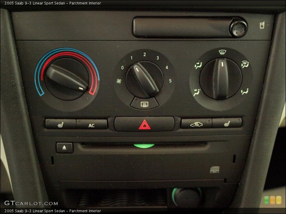 Parchment Interior Controls for the 2005 Saab 9-3 Linear Sport Sedan #48951418