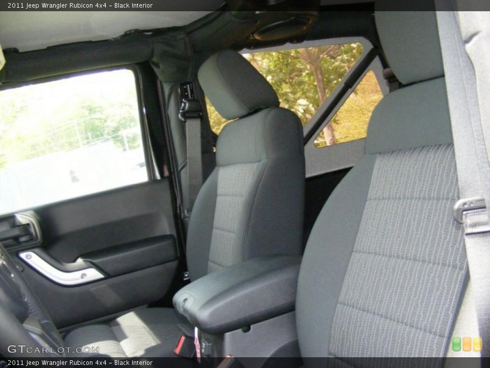 Black Interior Photo for the 2011 Jeep Wrangler Rubicon 4x4 #48952252