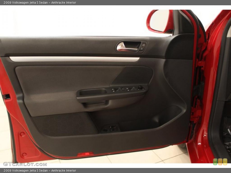 Anthracite Interior Door Panel for the 2009 Volkswagen Jetta S Sedan #48959014