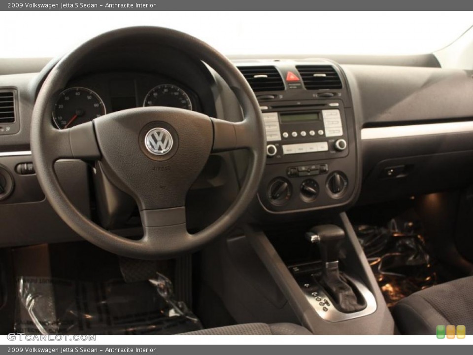 Anthracite Interior Steering Wheel for the 2009 Volkswagen Jetta S Sedan #48959044