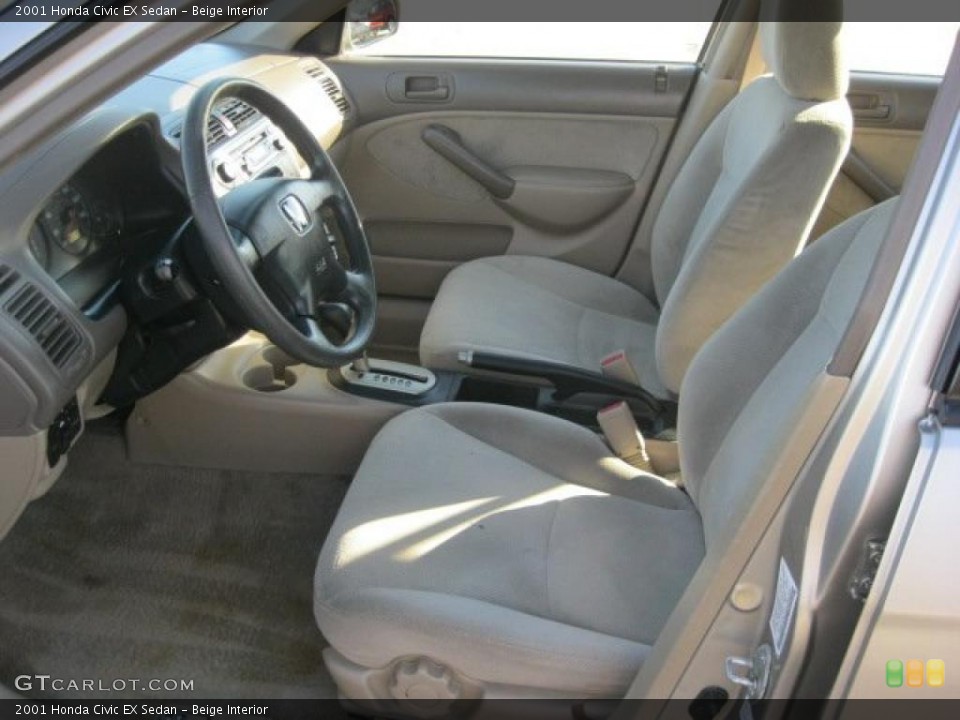 Beige Interior Photo for the 2001 Honda Civic EX Sedan #48960127
