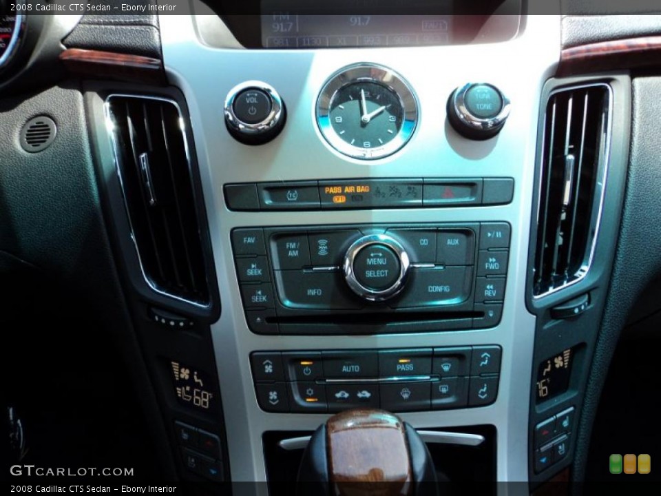 Ebony Interior Controls for the 2008 Cadillac CTS Sedan #48961276