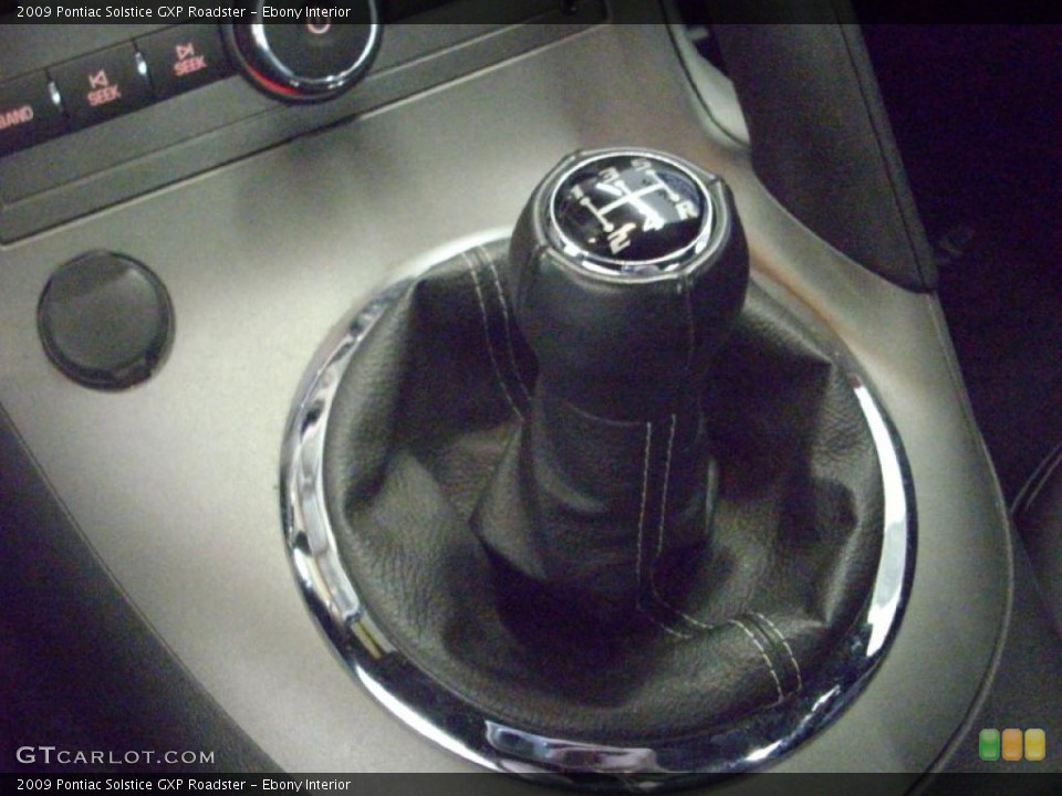Ebony Interior Transmission for the 2009 Pontiac Solstice GXP Roadster #48962014