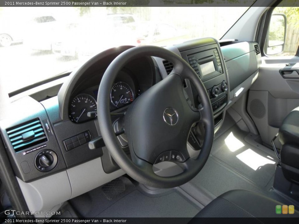 Black Interior Photo for the 2011 Mercedes-Benz Sprinter 2500 Passenger Van #48963944