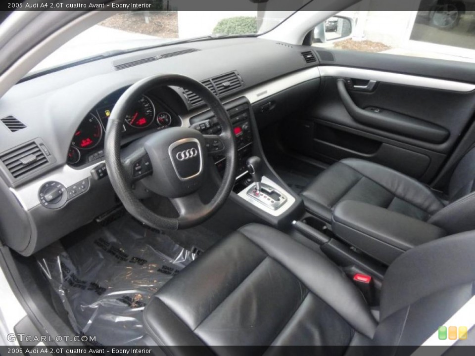 Ebony Interior Prime Interior for the 2005 Audi A4 2.0T quattro Avant #48964085