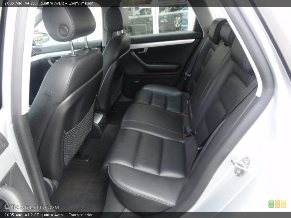 Ebony Interior Photo for the 2005 Audi A4 2.0T quattro Avant #48964181