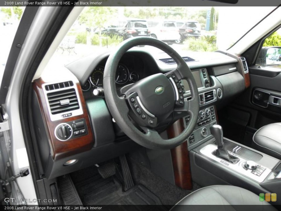 Jet Black Interior Dashboard for the 2008 Land Rover Range Rover V8 HSE #48965912