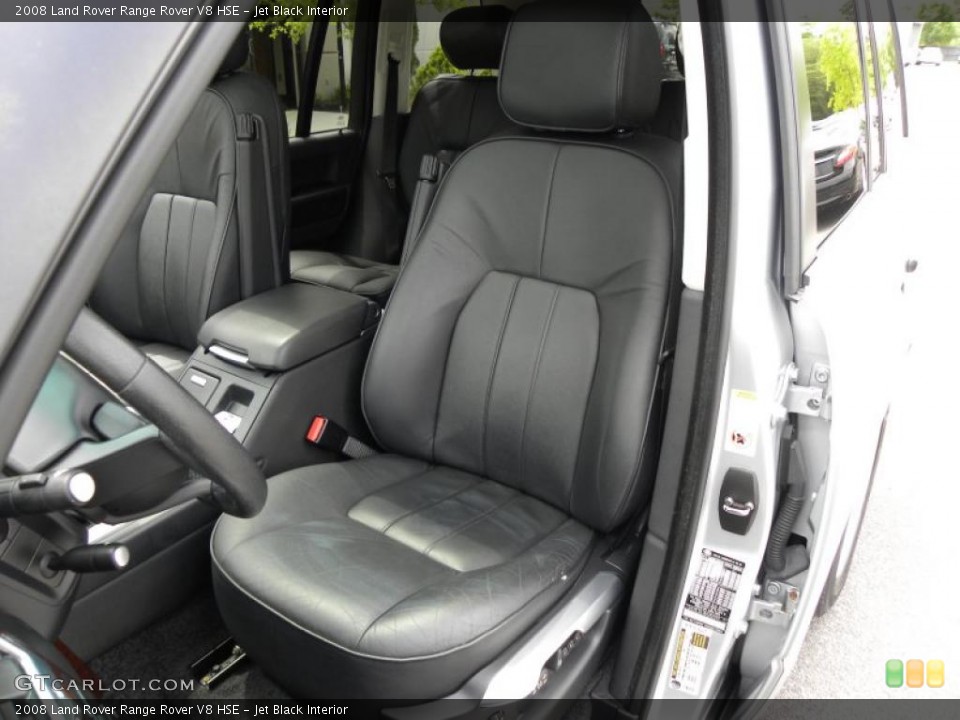 Jet Black Interior Photo for the 2008 Land Rover Range Rover V8 HSE #48965946