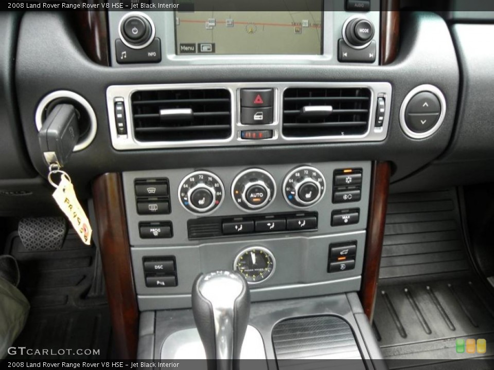 Jet Black Interior Controls for the 2008 Land Rover Range Rover V8 HSE #48966293