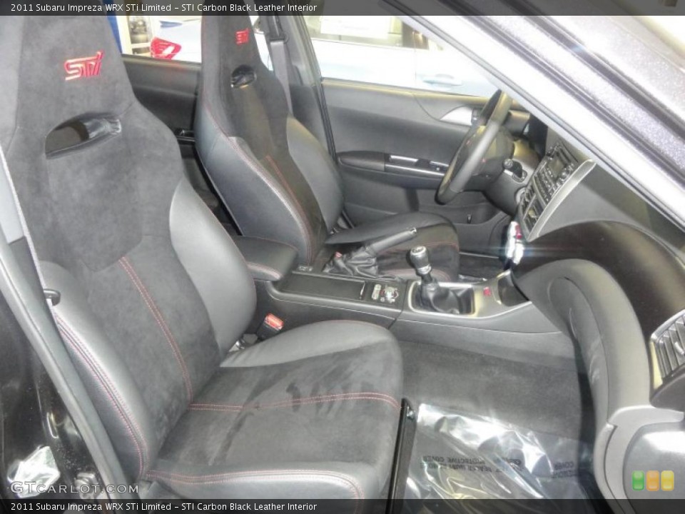 STI Carbon Black Leather Interior Front Seat for the 2011 Subaru Impreza WRX STi Limited #48966342