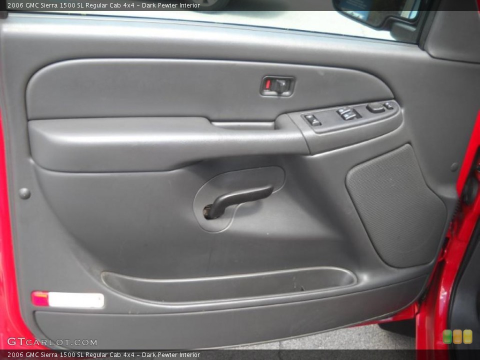 Dark Pewter Interior Door Panel for the 2006 GMC Sierra 1500 SL Regular Cab 4x4 #48967130
