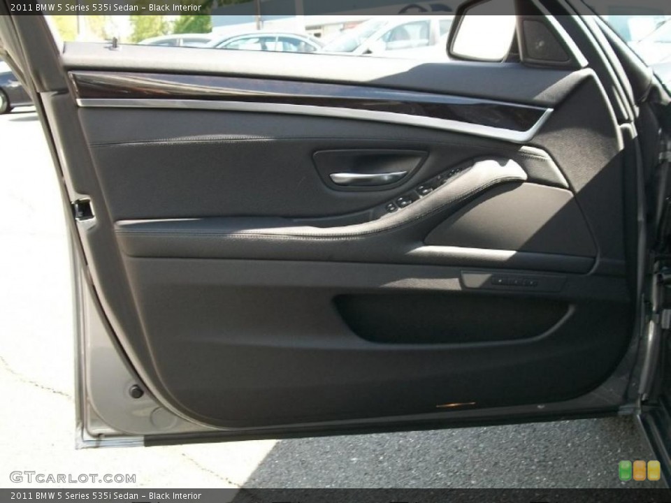 Black Interior Door Panel for the 2011 BMW 5 Series 535i Sedan #48967901