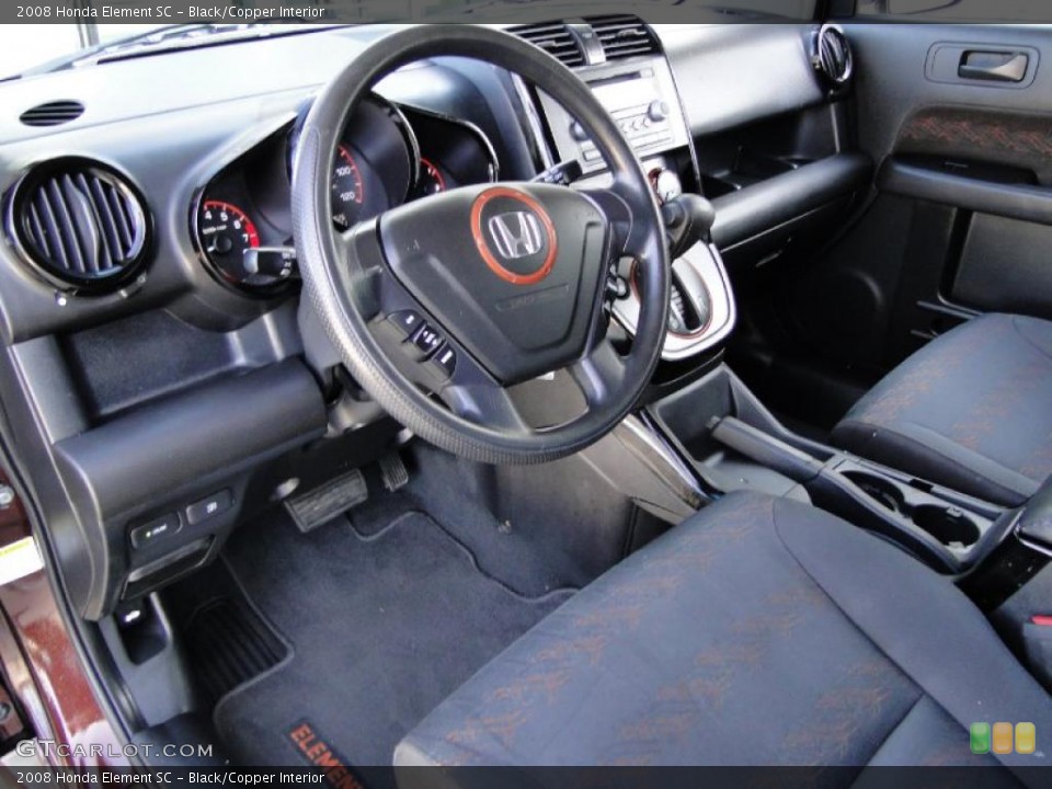 Black/Copper Interior Prime Interior for the 2008 Honda Element SC #48969958