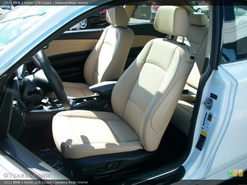 Savanna Beige Interior Photo for the 2011 BMW 1 Series 128i Coupe #48972569