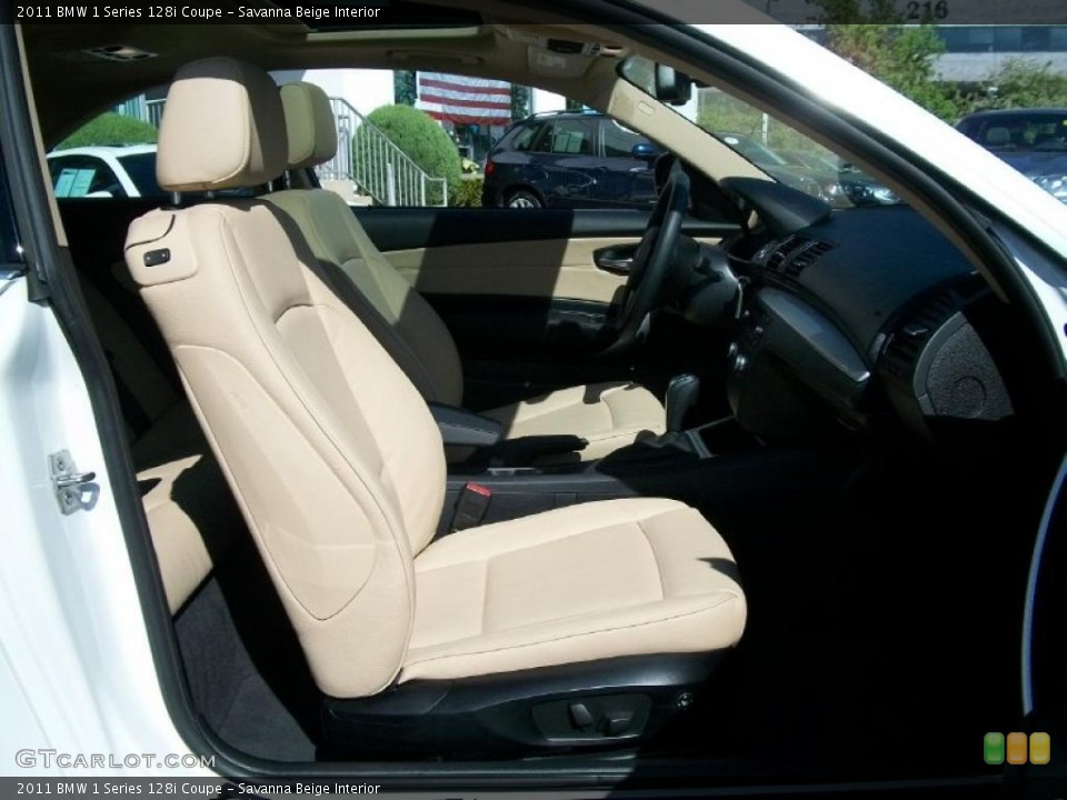Savanna Beige Interior Photo for the 2011 BMW 1 Series 128i Coupe #48972795