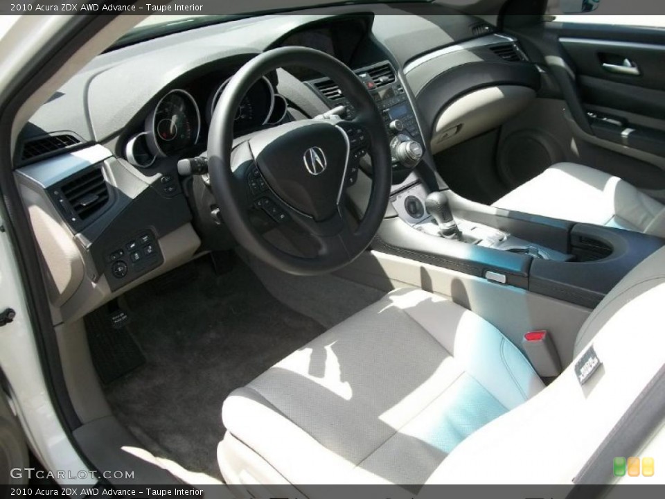 Taupe Interior Photo for the 2010 Acura ZDX AWD Advance #48973034