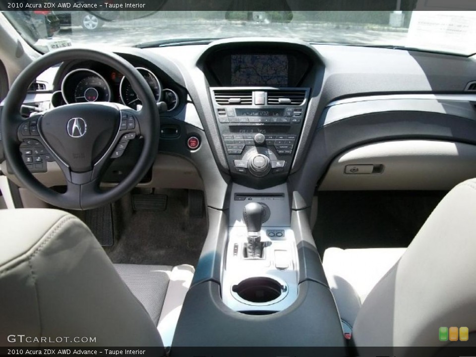Taupe Interior Dashboard for the 2010 Acura ZDX AWD Advance #48973085