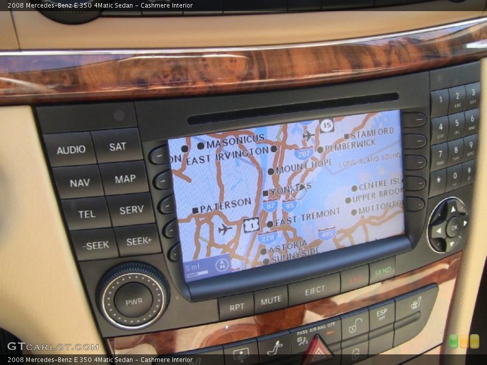 Cashmere Interior Navigation for the 2008 Mercedes-Benz E 350 4Matic Sedan #48976254