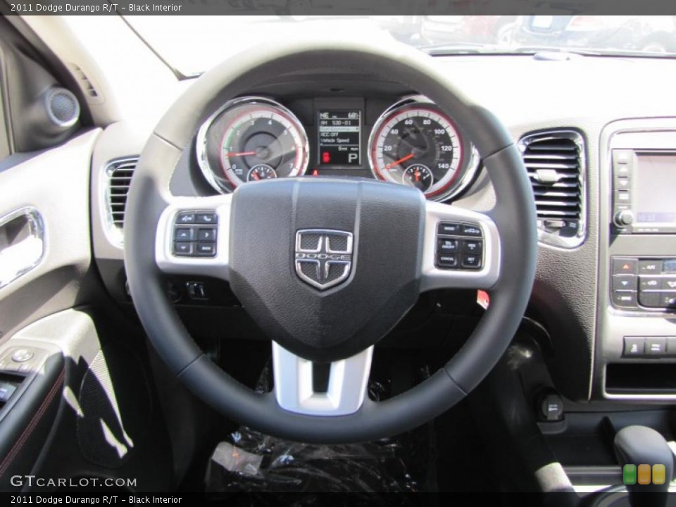 Black Interior Steering Wheel for the 2011 Dodge Durango R/T #48981908