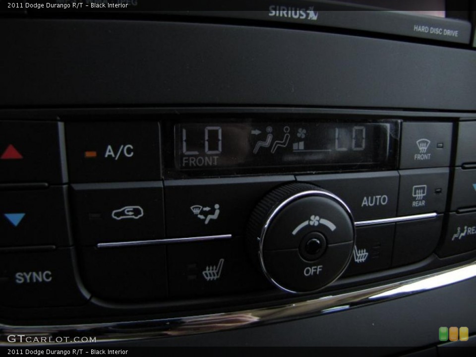 Black Interior Controls for the 2011 Dodge Durango R/T #48981980