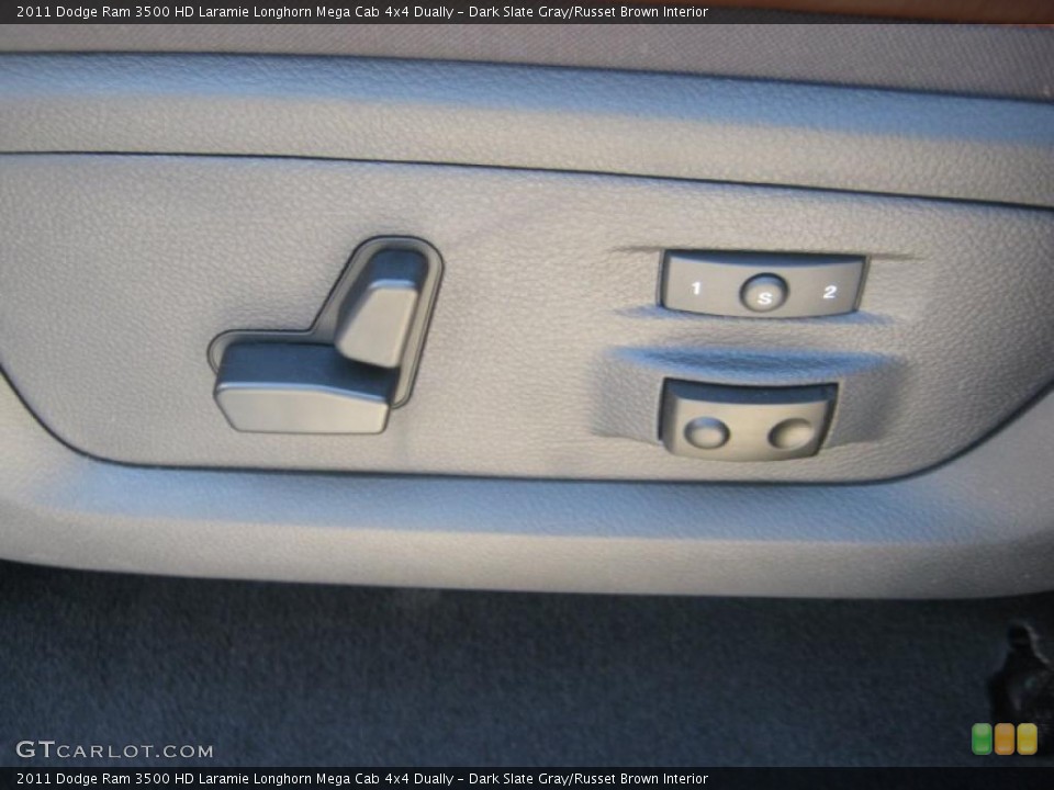 Dark Slate Gray/Russet Brown Interior Controls for the 2011 Dodge Ram 3500 HD Laramie Longhorn Mega Cab 4x4 Dually #48985016