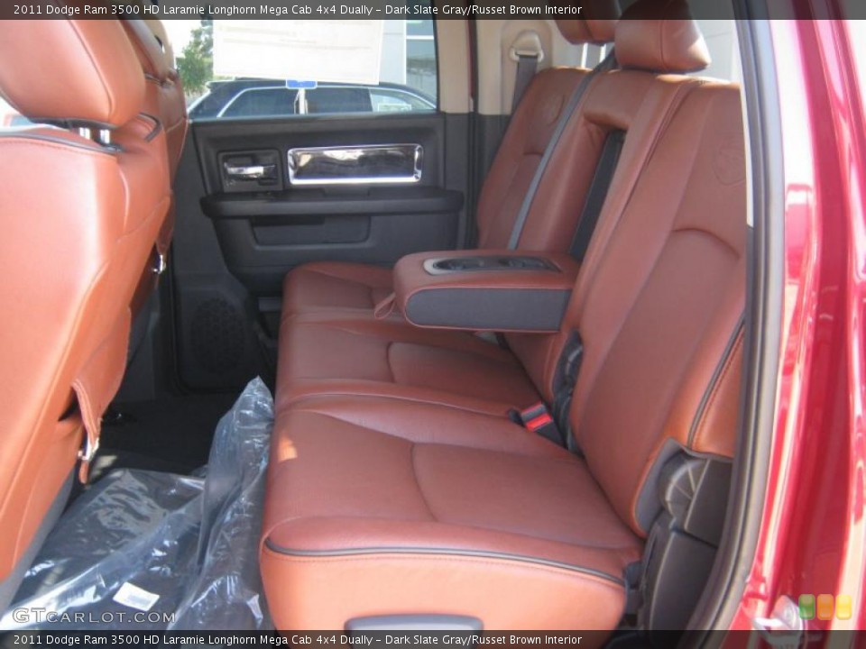 Dark Slate Gray/Russet Brown 2011 Dodge Ram 3500 HD Interiors
