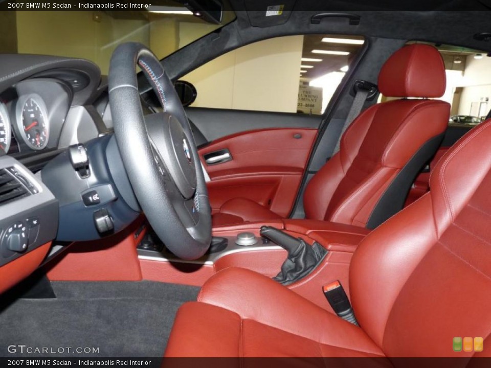 Indianapolis Red Interior Photo for the 2007 BMW M5 Sedan #48985163