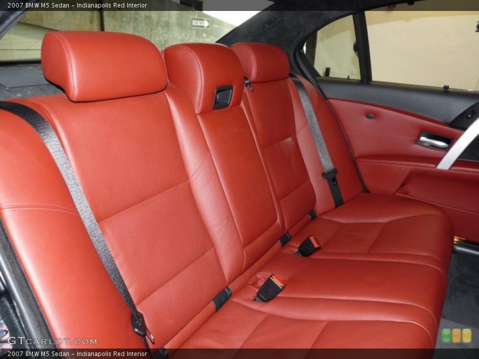 Indianapolis Red Interior Photo for the 2007 BMW M5 Sedan #48985220