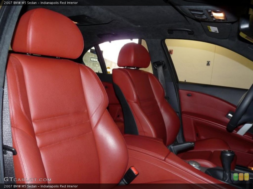 Indianapolis Red Interior Photo for the 2007 BMW M5 Sedan #48985238