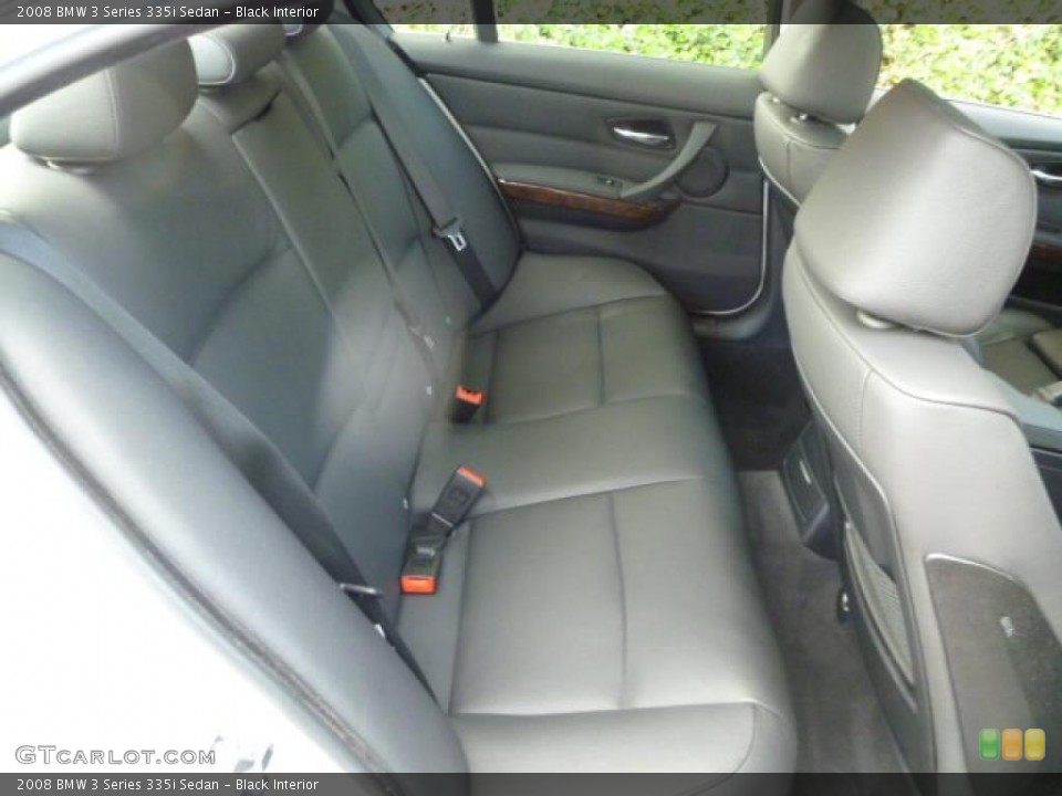 Black Interior Photo for the 2008 BMW 3 Series 335i Sedan #48988325