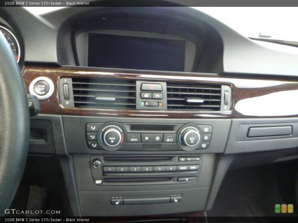 Black Interior Controls for the 2008 BMW 3 Series 335i Sedan #48988340