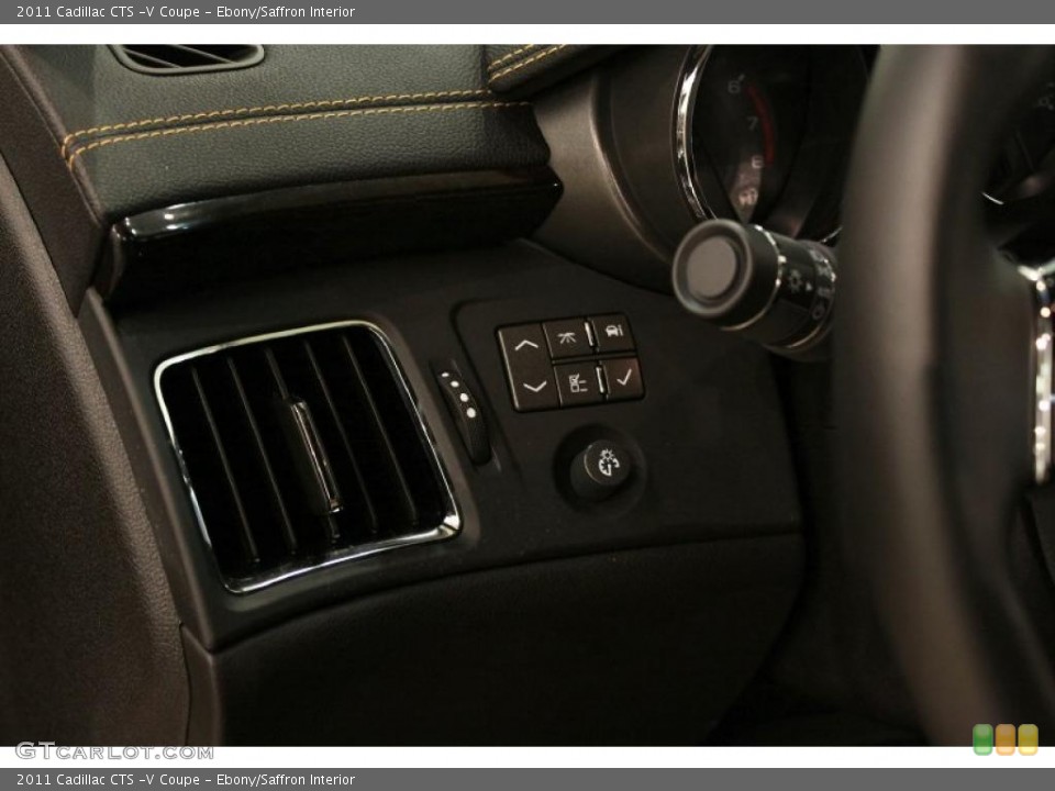 Ebony/Saffron Interior Controls for the 2011 Cadillac CTS -V Coupe #48988562