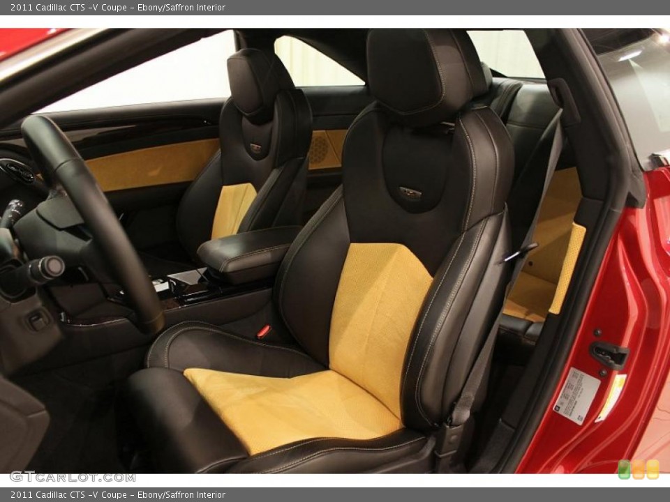 Ebony/Saffron Interior Photo for the 2011 Cadillac CTS -V Coupe #48988602