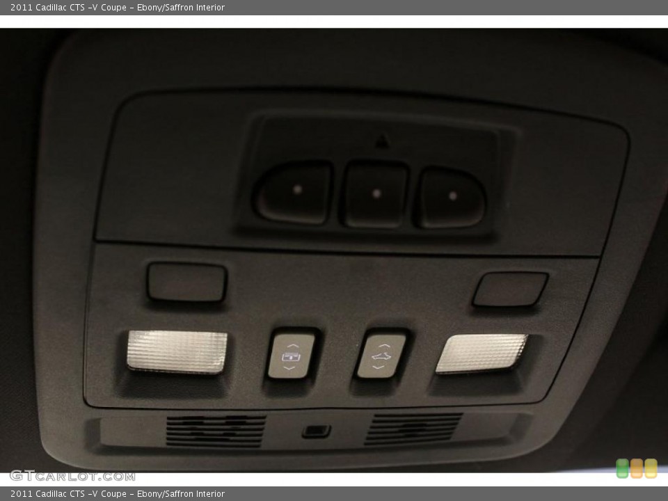 Ebony/Saffron Interior Controls for the 2011 Cadillac CTS -V Coupe #48988655