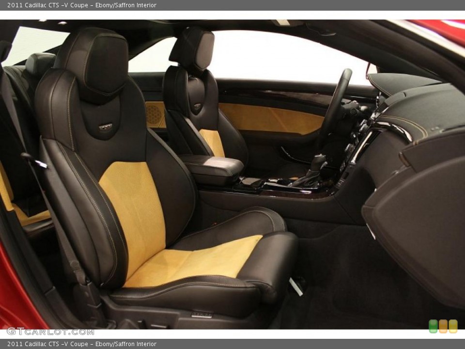 Ebony/Saffron Interior Photo for the 2011 Cadillac CTS -V Coupe #48988862