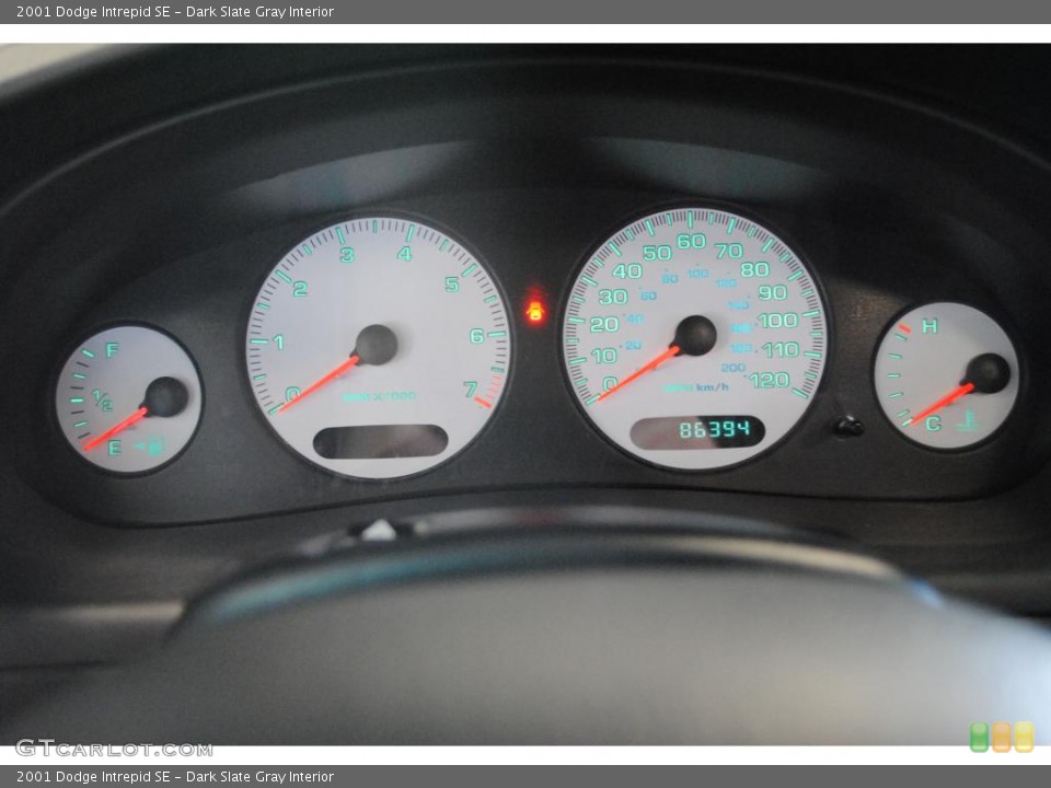 Dark Slate Gray Interior Gauges for the 2001 Dodge Intrepid SE #48990254