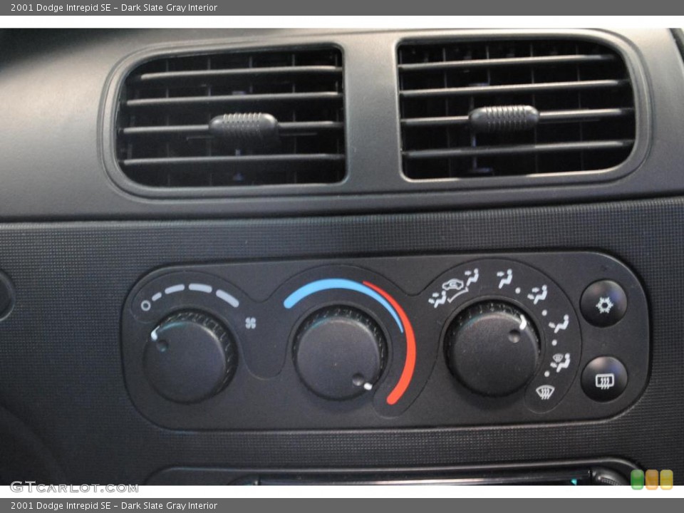 Dark Slate Gray Interior Controls for the 2001 Dodge Intrepid SE #48990285