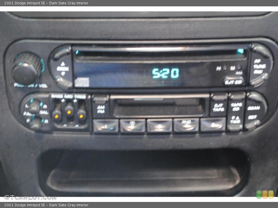 Dark Slate Gray Interior Controls for the 2001 Dodge Intrepid SE #48990302
